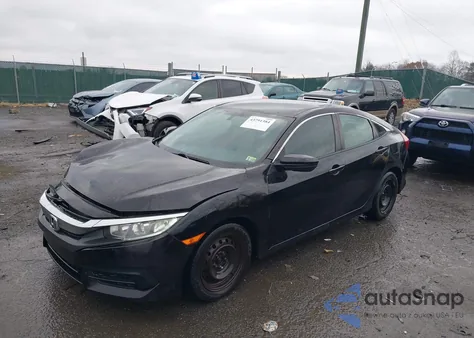 2018 Honda Civic Lx из США, поврежденный, VIN 2HGFC2F5XJH533553